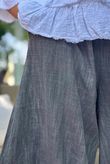Frame Scoop Hem Pant Washed Charcoal